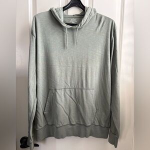 J.Crew Garment-Dyed Slub Cotton Hoodie - Sage Green - Size L